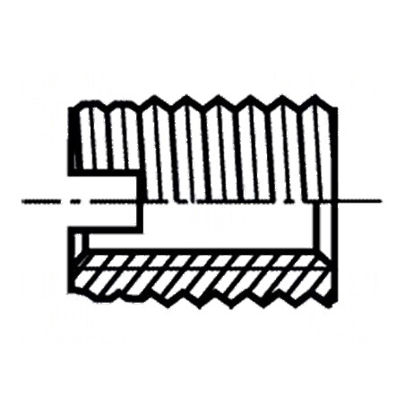 Adaos filetat din oțel călit zincat M4 BN 902 - Lungime 8mm | Electronic-mag.ro | Componente Electronice