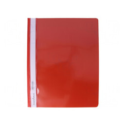 Dosar A4 din PVC roșu - 5 compartimente, inchidere cu elastic | Electronic-mag.ro | Componente Electronice