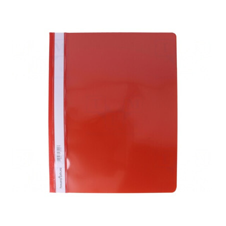 Dosar A4 din PVC roșu - 5 compartimente, inchidere cu elastic | Electronic-mag.ro | Componente Electronice
