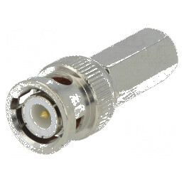 Conector BNC Mufă Tată Drept 5,8mm Însurubată Twist-On Profesional | Electronic-mag.ro | Componente Electronice