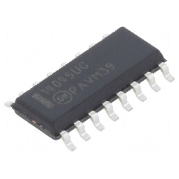 Buffer digital IC, inversor SMD SO16, 6 canale, 3÷18VDC, temperatură de operare -55÷125°C | Electronic-mag.ro | Componente Electronice