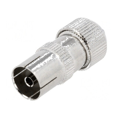 Conector Coaxial 9,5mm (IEC 169-2) Mufă Mamă Dreptă pe Cablu - Soluție de Conectare Fiabilă | Electronic-mag.ro | Componente Electronice