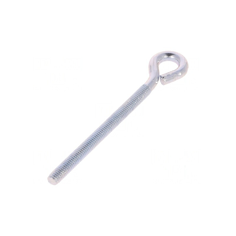 Cârlig inelar din oțel zincat - Lungime filet 71mm, Lungime totală 100mm | Electronic-mag.ro | Componente Electronice Cârlig inelar din oțel zincat - Lungime filet 71mm, Lungime totală 100mm | Electronic-mag.ro | Componente Electronice