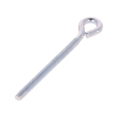 Cârlig inelar din oțel zincat - Lungime filet 71mm, Lungime totală 100mm | Electronic-mag.ro | Componente Electronice