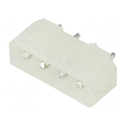 Conector cablu-placă soclu tată 5,08mm PIN 4 THT pentru PCB - Componentă electronică de interfață | Electronic-mag.ro | Componente Electronice