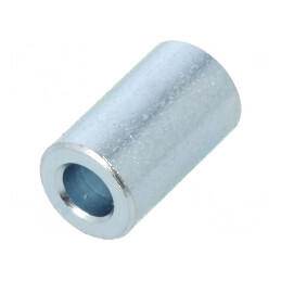 Manşon Distanţier Cilindric din Oţel Zincat - 10mm, Diametru Exterior 6mm | Electronic-mag.ro | Componente Electronice
