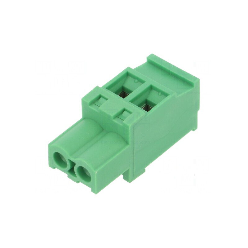 Regletă de conexiuni deconectabilă 5,08mm cu 2 mufe mamă pentru aplicații electrice | Electronic-mag.ro | Componente Electronice