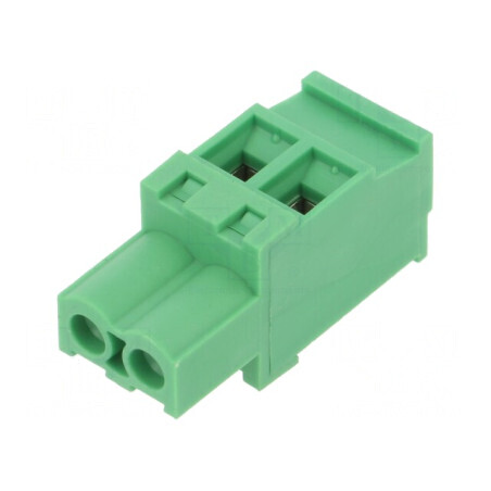 Regletă de conexiuni deconectabilă 5,08mm cu 2 mufe mamă pentru aplicații electrice | Electronic-mag.ro | Componente Electronice
