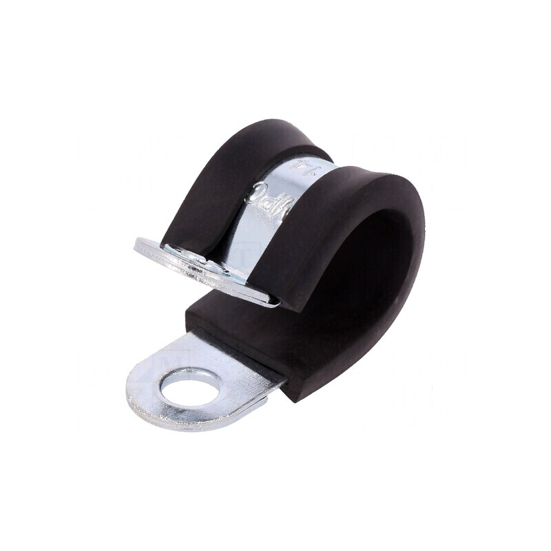 Clipsuri Øbuclă din oţel cu protecţie EPDM, 14mm Ø, lățime 15mm | Electronic-mag.ro | Componente Electronice Clipsuri Øbuclă din oţel cu protecţie EPDM, 14mm Ø, lățime 15mm | Electronic-mag.ro | Componente Electronice