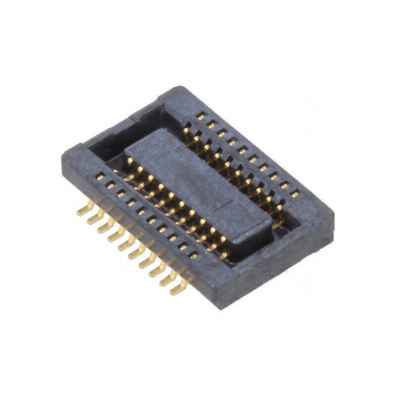 Conector PCB-PCB Tată PIN 20, 0,5mm, H: 1,5mm, Aurit, SMT - Componentă Electronică de Înaltă Calitate | Electronic-mag.ro | Componente Electronice Conector PCB-PCB Tată PIN 20, 0,5mm, H: 1,5mm, Aurit, SMT - Componentă Electronică de Înaltă Calitate | Electronic-mag.ro | Componente Electronice