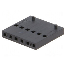 Conector cablu-placă mufa mamă C-Grid III 2,54mm 6 PIN - Compatibilitate Profesională | Electronic-mag.ro | Componente Electronice