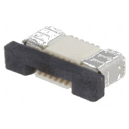 Conector FFC/FPC Orizontal cu 6 Contacte Inferioare ZIF - Compatibilitate Mare | Electronic-mag.ro | Componente Electronice