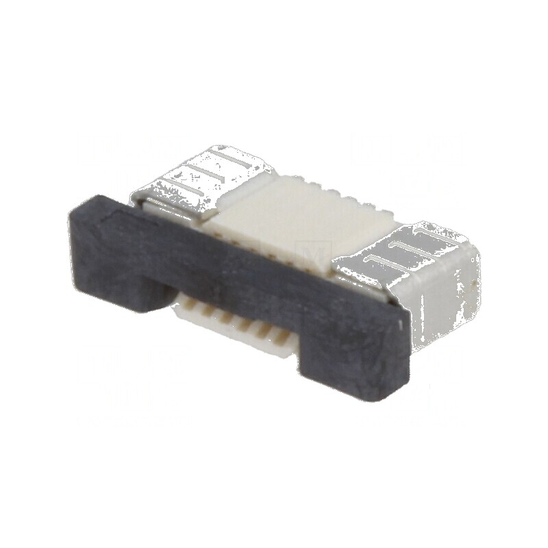 Conector FFC/FPC Orizontal cu 6 Contacte Inferioare ZIF - Compatibilitate Mare | Electronic-mag.ro | Componente Electronice