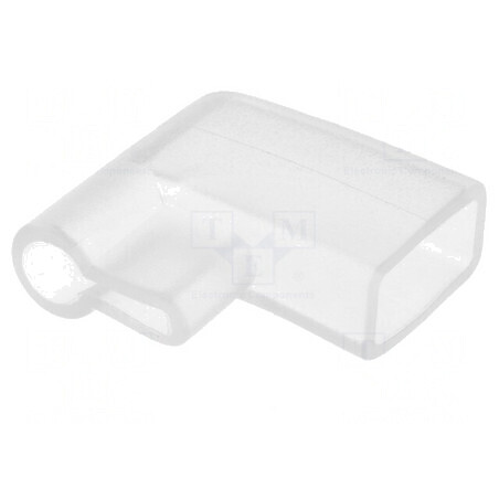Carcase Terminale 90° din PVC pentru Conectori de 6,3mm - Set Profesional | Electronic-mag.ro | Componente Electronice