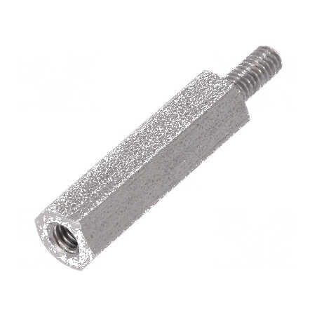 Piuliță Distanțieră Filetată 18mm Filet Interiour M2.5 Hexagonală - Accesorii pentru Montaj Profesional | Electronic-mag.ro | Componente Electronice