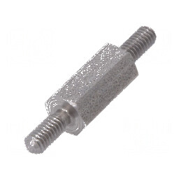 "Piuliță Distanțieră Filetată 10mm, Filet Exterior M2,5, Hexagonală" | Electronic-mag.ro | Componente Electronice