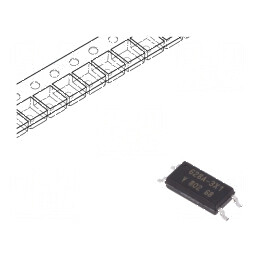 Optocuplor SMD 1 Canal, 5kV Izolație, 80V Tensiune Colector - SOP4L | Electronic-mag.ro | Componente Electronice