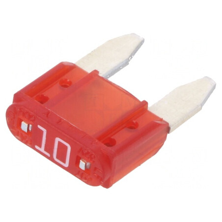 Siguranţă 10A 32VDC cu Împingere Auto 10,9mm Mini - Componentă Electrică Profesională | Electronic-mag.ro | Componente Electronice