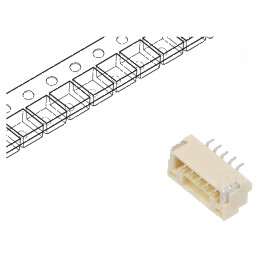 Conector cablu-placă soclu tată GH 1,25mm PIN 5 SMT 50V 1A - Componentă electronică de înaltă calitate | Electronic-mag.ro | Componente Electronice