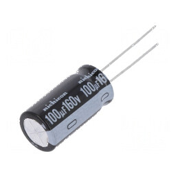 Condensator Electrolitic THT 100µF 160VDC Ø12,5x25mm ±20% - Componentă Electronică de Înaltă Calitate | Electronic-mag.ro | Componente Electronice