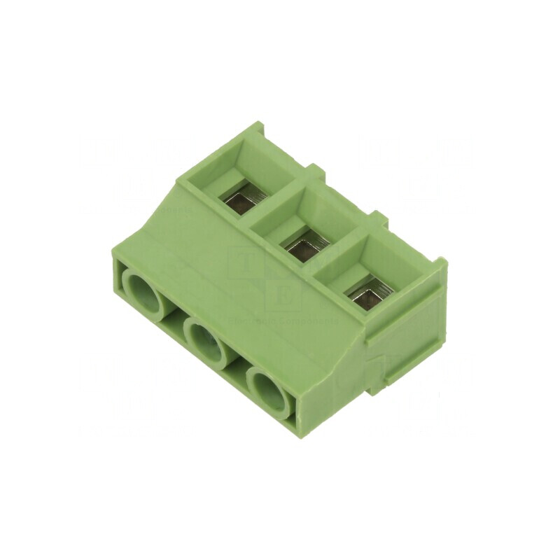 Regletă de Conexiuni pentru PCB în Unghi de 90° - 9,5mm, 3 Piste, Verde | Electronic-mag.ro | Componente Electronice Regletă de Conexiuni pentru PCB în Unghi de 90° - 9,5mm, 3 Piste, Verde | Electronic-mag.ro | Componente Electronice