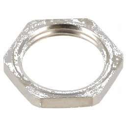 Piuliță M20 din alamă cu diametru de 24mm și filet metric, pas 1,5 - Entrelec | Electronic-mag.ro | Componente Electronice