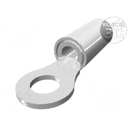 Vârf Crimpabil PIDG pentru Cablu Izolat, Ø 5mm, 2,62÷6,64mm² | Electronic-mag.ro | Componente Electronice