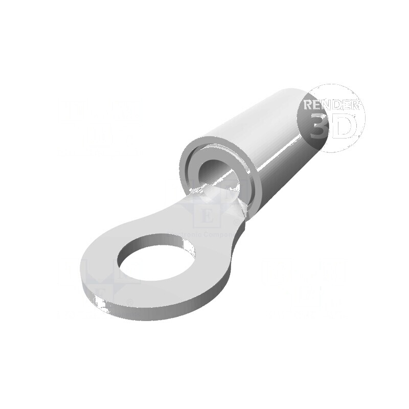Vârf Crimpabil PIDG pentru Cablu Izolat, Ø 5mm, 2,62÷6,64mm² | Electronic-mag.ro | Componente Electronice