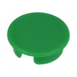Capac ABS Verde Rotund cu Fixare prin Apăsare - Accesorii pentru Îmbunătățirea Esteticii și Funcționalității | Electronic-mag.ro | Componente Electronice