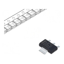 Tiristor SMD ASD™ 600V 0,8A AC Switch SOT223 - Igt 10mA | Electronic-mag.ro | Componente Electronice