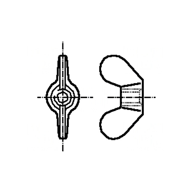 Piuliță fluture M8 1,25 din oțel cu acoperire zincată BN 208 conform DIN 315 | Electronic-mag.ro | Componente Electronice Piuliță fluture M8 1,25 din oțel cu acoperire zincată BN 208 conform DIN 315 | Electronic-mag.ro | Componente Electronice