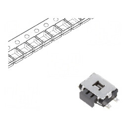 Microîntrerupător TACT SPST 0,05A 12VDC SMT Fără 2,2N - Comutator Compact pentru Circuit Electric | Electronic-mag.ro | Componente Electronice