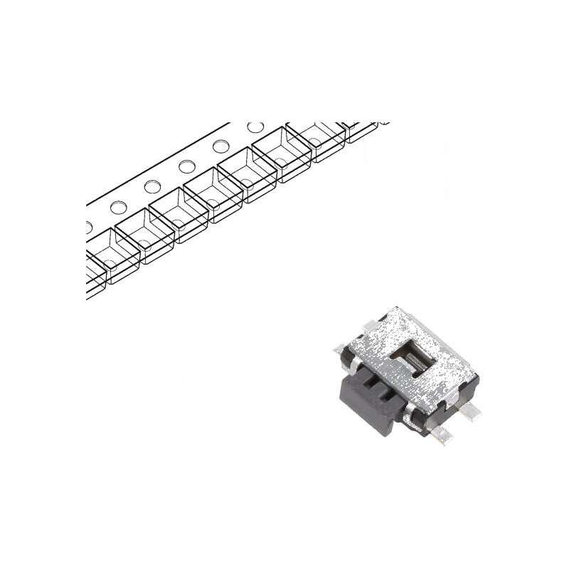 Microîntrerupător TACT SPST Pozitiv 2, 0,05A/12VDC SMT Fără 2,2N - Comutator Compact pentru Circuit Electric | Electronic-mag.ro | Componente Electronice Microîntrerupător TACT SPST Pozitiv 2, 0,05A/12VDC SMT Fără 2,2N - Comutator Compact pentru Circuit Electric | Electronic-mag.ro | Componente Electronice