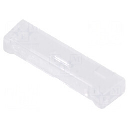 Terminație dreptunghiulară din policarbonat transparent, 9,5mm - Accesorii pentru construcții | Electronic-mag.ro | Componente Electronice