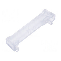 Terminație dreptunghiulară din policarbonat transparent, 9,5mm - Accesoriu de construcție de calitate superioară | Electronic-mag.ro | Componente Electronice