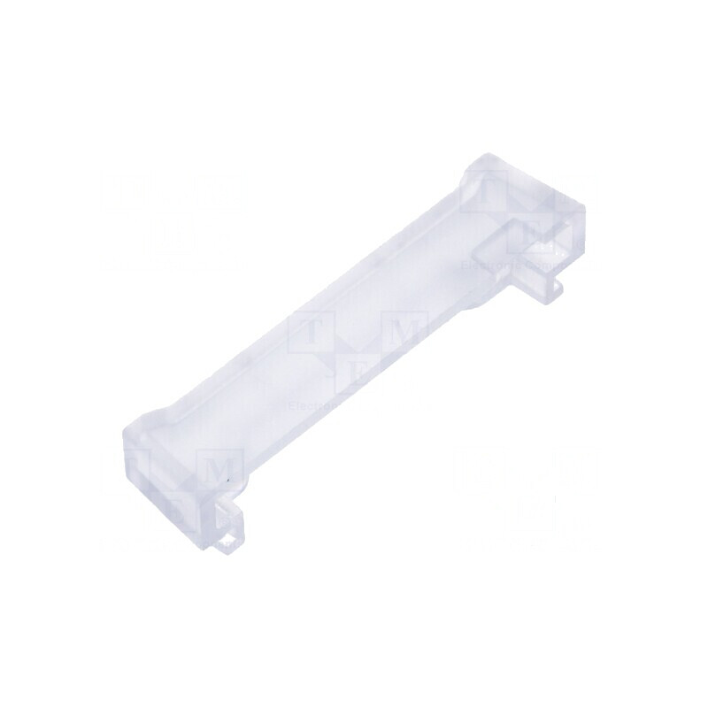 Terminație dreptunghiulară din policarbonat transparent, 9,5mm - Accesoriu de construcție de calitate superioară | Electronic-mag.ro | Componente Electronice