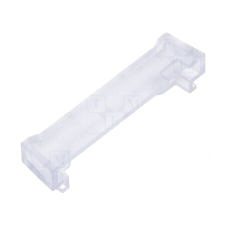 Terminație dreptunghiulară din policarbonat transparent, 9,5mm - Accesoriu de construcție de calitate superioară | Electronic-mag.ro | Componente Electronice