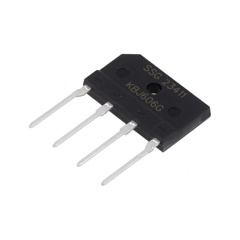 Punte redresoare monofazată Urmax 600V, 6A If, 150A Ifsm, plăci pentru aplicații electrice | Electronic-mag.ro | Componente Electronice Punte redresoare monofazată Urmax 600V, 6A If, 150A Ifsm, plăci pentru aplicații electrice | Electronic-mag.ro | Componente Electronice