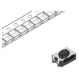 Microîntrerupător TACT SPST-NO KMR2 0,05A 32VDC SMT - Pozitie 2 | Electronic-mag.ro | Componente Electronice