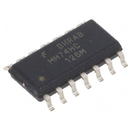 Buffer digital non-inversor IC, 4 canale SMD SO14, tensiune de alimentare 2÷6VDC | Electronic-mag.ro | Componente Electronice