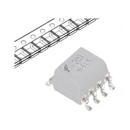 Optocuplor SMD cu 1 Canal, Ieșire Tranzistori 2,5kV, SO8 | Electronic-mag.ro | Componente Electronice