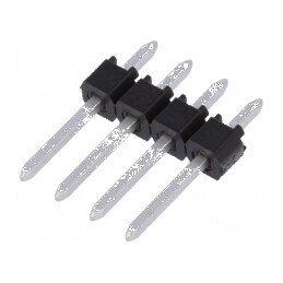 Conector C-Grid III tată cu 4 pini drept pentru şiruri pini | Electronic-mag.ro | Componente Electronice