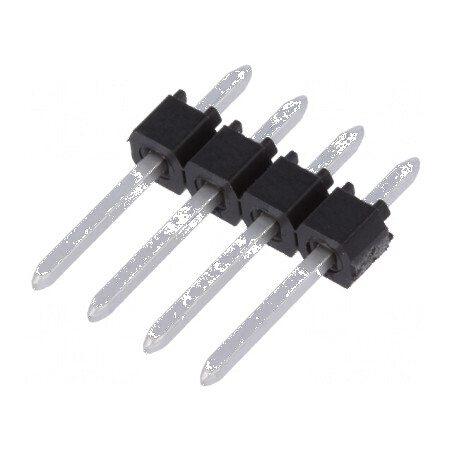 Conector C-Grid III tată cu 4 pini drept pentru şiruri pini | Electronic-mag.ro | Componente Electronice