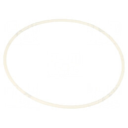 Garnitură O-ring din silicon, grosime 2mm, diametru interior 75mm, albă, rezistentă la temperaturi de -60 până la 160°C | Electronic-mag.ro | Componente Electronice