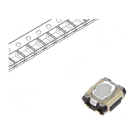 Microîntrerupător TACT SPST Pozitiv 2 SMT 3,5N 1,7mm EVPAA | Electronic-mag.ro | Componente Electronice