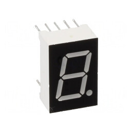 Afişaj LED 7 segmente 12,7mm 0,5 Nr.car: 1 galben-verde - Indicator Vizual Profesional | Electronic-mag.ro | Componente Electronice
