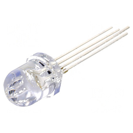 LED RGB 8mm Convex 30° - Temperatura de Funcționare: 4 -30÷85°C | Electronic-mag.ro | Componente Electronice