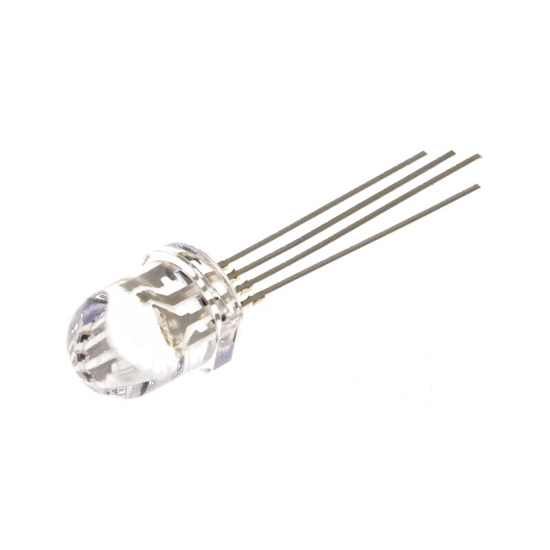 LED RGB 8mm Convex 30° - Temperatura de Funcționare: -30° până la 85°C, Nr. Term: 4 | Electronic-mag.ro | Componente Electronice