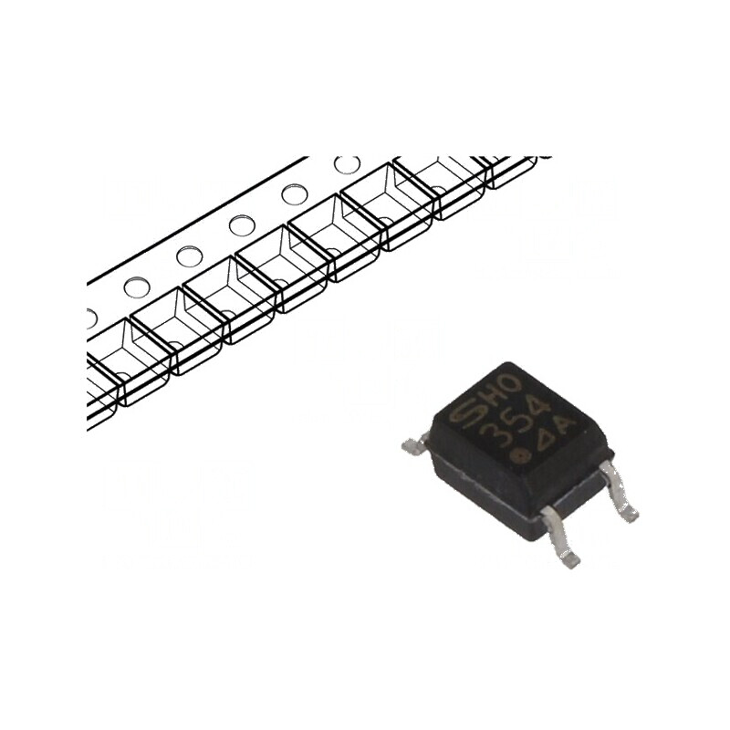 Optocuplor SMD cu 1 Canal, Iesire Tranzistori, Tensiune Izolatie 3,75kV, Tensiune Colector-Emitor 80V | Electronic-mag.ro | Componente Electronice Optocuplor SMD cu 1 Canal, Iesire Tranzistori, Tensiune Izolatie 3,75kV, Tensiune Colector-Emitor 80V | Electronic-mag.ro | Componente Electronice