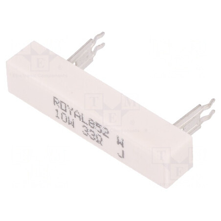 Rezistor Bobinat THT 33Ω 10W ±5% Dimensiuni 10x9x49mm pentru Aplicații Electrice | Electronic-mag.ro | Componente Electronice